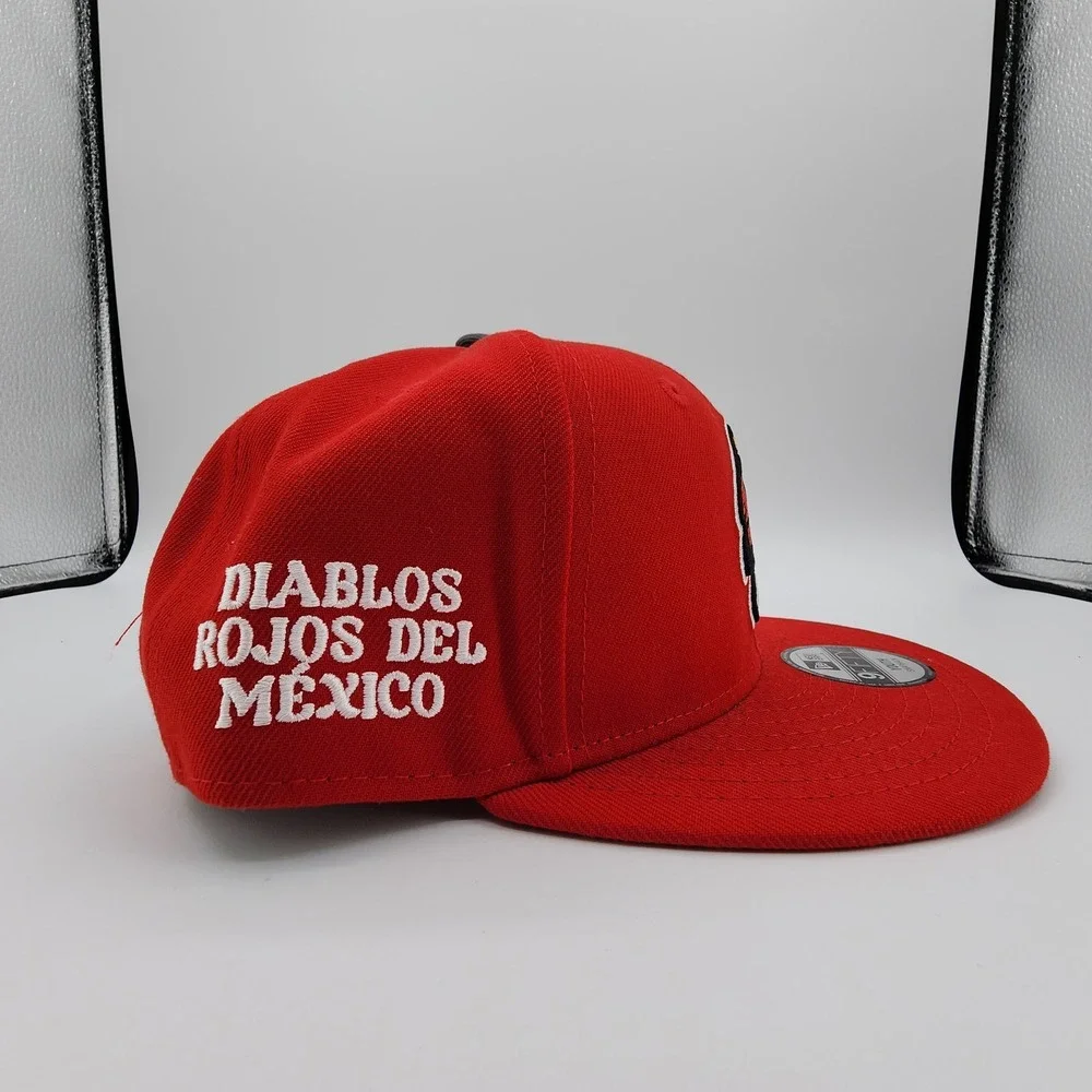 Diablos‎ Rojos del Mexico Hat Youth Kids Snapback New Era 9Fifty Red Devils NEW